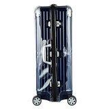 Sunikoo Luggage Protector Suitcase Clear Pvc Transparent Cover Case With Chain Fits Rimowa Limbo