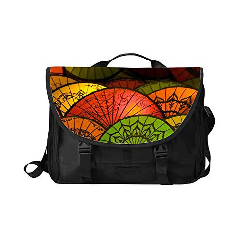 Laptop Shoulder Bag, Umbrella Printed Laptop Bag Oxford fabric