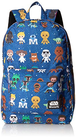 Loungefly Star Wars Baby Character Aop Print Back pack, Multi, One Size