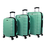 World Traveler California Ii 3-Piece Hardside Tsa Spinner Luggage Set, Mint