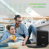 Portable DVD Player 11.5" with 5 Hours Rechargeable Battery by SPACEKEY, 9" Swivel Screen, Support USB/SD Slot and 1.8M Car Charger, Support Memory and Region Free (Black)