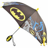 DC Comics Little Boys Batman Character Rainwear Umbrella, Black/Yellow, Age 3-7