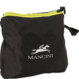 Mancini Leather Goods Travel Packable Duffle Bag (Navy Blue)