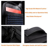 Business Laptop Backpack men water resistant&Anti-theft with USB charging port,office,casual,college school travel backpack,computer bag daypack,15.6 laptop leather professional slim black lightweight