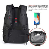 Cross Gear Laptop Backpack with Combination Lock- Fits Most 17.3 Inch Laptops and Tablets CR-9735I