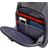 Perry Ellis Men'S M328 Business Tablet Compartment Laptop Backpack, Charcoal, One Size