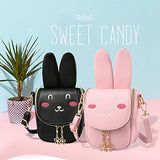 Yuboo Cute Bunny Purse Girls Rabbit Crossbody Bag For Kids And Toddlers (5Colors) (1-Pink)
