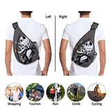 Sling Bag Ja&ck The Pu&mp&kin K&ing Multipurpose Travel Hiking Chest Bag Daypack Anti Theft Backpack Men Women Crossbody Shoulder Bag