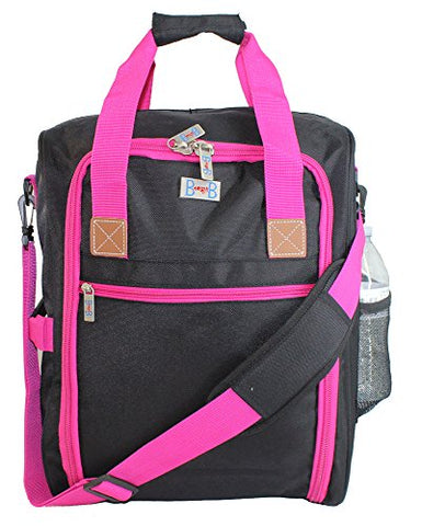 Personal Item under seat for the airlines of American, Frontier, Spirit, (Pink)