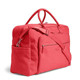 Vera Bradley Iconic Grand Weekender Travel Bag, Microfiber, Coral Reef