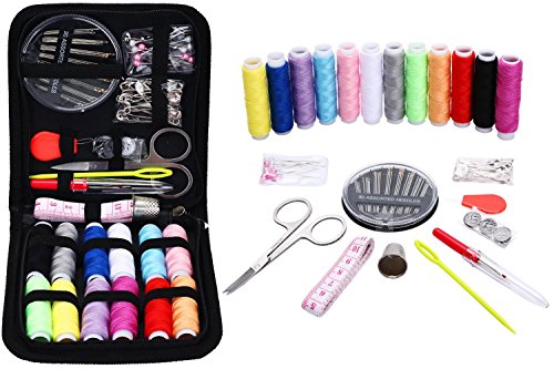 Sewing Kit for Adults - over 100 Sewing Supplies and Accessories - Needle  and Thread Kit for Sewing - Hand Sewing Kit Basic for Small Fixes - Sewing  Kit for Beginners for Travel Emergency