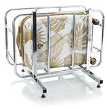 Heys America Oasis Fashion 21" Carry-on Spinner Luggage With TSA Lock (White/Gold)