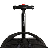 J World New York Setbeamer Rolling Backpack With Lunch Bag (Black)