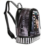 Studded Street Chic Printed Backpack