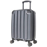 Kenneth Cole Reaction Wave Rush 20" Lightweight Hardside PET 8-Wheel Spinner Expandable Checked