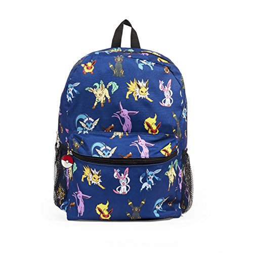 Pokemon Evee Evolution 16" Blue Backpack