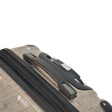 Mia Toro Luggage Macchiolina Polish Hardside 26 Inch Spinner, Gold, One Size