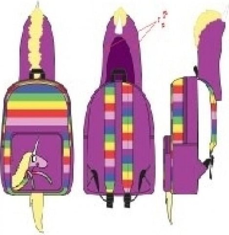 Bioworld Adventure Time Lady Rainicorn Hooded Backpack, Multi-Colored