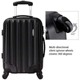Durable 3 Pcs Luggage Sets, Hardshell Spinner Suitcase with TSA Approved Locks,Lightweight Carry on Suitcase