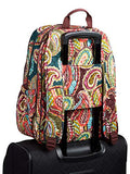 Vera Bradley Quilted Signature Cotton Campus Backpack (Heirloom Paisley)