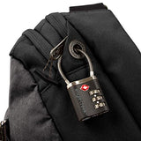 Eagle Creek Sling Bag Crossbody Backpack–Travel Multiuse Unisex Fanny Pack, Black/Charcoal