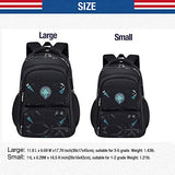 Uniuooi Primary School Bag Backpack for Boys Age 7-12 Years Large Blue