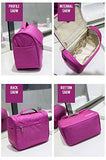 Toiletry Bag Multifunction Cosmetic Bag, Siomentdi Women Portable Makeup Pouch Waterproof Travel