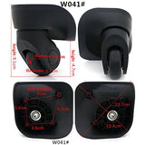 Super Ma Replacement Luggage Wheel Siutcase Repair 360 Spinner Mute Wheels Superw041(Couple) (041