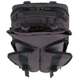 Kenneth Cole Reaction 600D Polyester Dual Compartment 15.6” Computer Business Backpack, Charcoal,