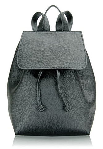 Scarleton Basic Drawstring Backpack H202901 - Black