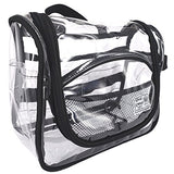 Rough Enough Vinyl Zippered Luggage Toiletry Carry Pouch Travel Cosmetic Makeup Bag Clear Bag