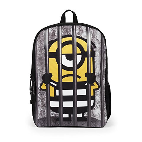 Mojo Life Despicable Me Minions Behind Bars Backpack School Bag
