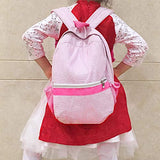 Seersucker Backpack Toddler with Pockets,Mini backpack for Preschool Kids,Kindergarten Kids Backpack(Pink)