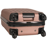 Heritage Lincoln Park 20" Abs 4-Wheel Carry On Luggage, Rose Gold