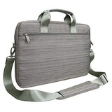 Evecase Laptop Messenger Bag, 15.6 Inch Suit Fabric Multi-functional Briefcase with Shoulder