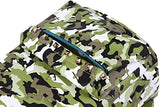Damara Practical Waterproof PU Camouflage Backpack,Red