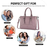 Laptop Bag for Women, 15.6 Inch Laptop Tote Multi-Pocket Work Tote Bag Structured Briefcase with