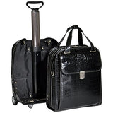 Siamod Serra Leather Ladies' 15" Laptop Tote, Womens Computer Briefcase In Red