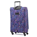 Atlantic Ultra Lite 4 | 21 And 24-Inch Expandable Spinners, Travel Pillow (Lulu Navy)