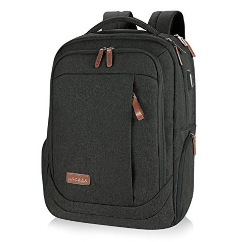 KROSER Laptop Backpack Large Computer Backpack for 15.6-17.3 Inch Laptop with USB Charging Port