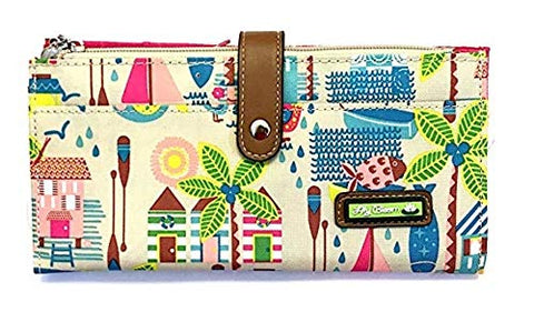 Lily Bloom Beach House Sand Liza Travel Wallet Clutch