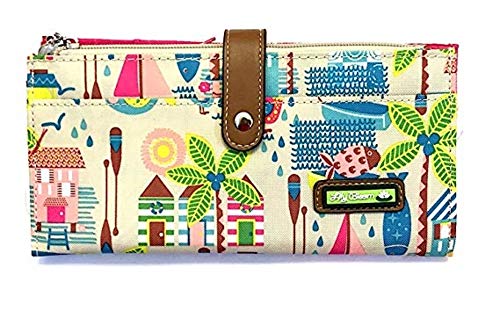Lily Bloom Beach House Sand Liza Travel Wallet Clutch