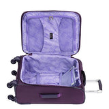 Ricardo Beverly Hills Luggage Saratoga 21" Carry On Suitcase, Elixir Purple