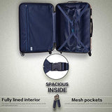 Coolife Luggage 3 Piece Set Suitcase Spinner Hardshell Lightweight (Apple Green2)