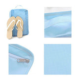 Buruis Portable Travel Shoe Bag, Lightweright Luggage Shoe Bag Organizer Pouch with Mesh Pocket -