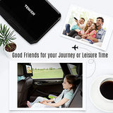 TENKER 11" Portable DVD Player with 9.5" Swivel Screen, Built-in Rechargeable Battery and SD Card Slot & USB Port [Upgraded Version]