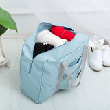 Cocoo Travel Foldable Waterproof Tote Bag Carry Storage Luggage Handbag (Blue)