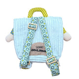 Globe Trotoys Small World Toys Les Deglingos - Backpack Polar Bear Bag, Light Blue