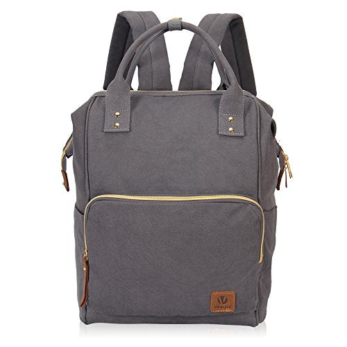 Veegul Stylish Doctor Style Multipurpose Travel Backpack Casual Backpack for Men Women Single Pocket Grey