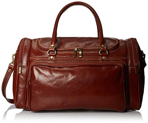Floto Luggage Torino Duffle Travel Bag, Vecchio Brown, Large